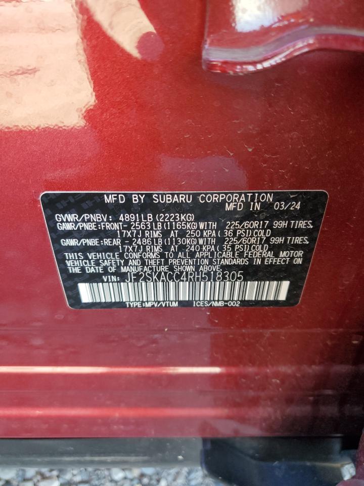 2024 SUBARU FORESTER