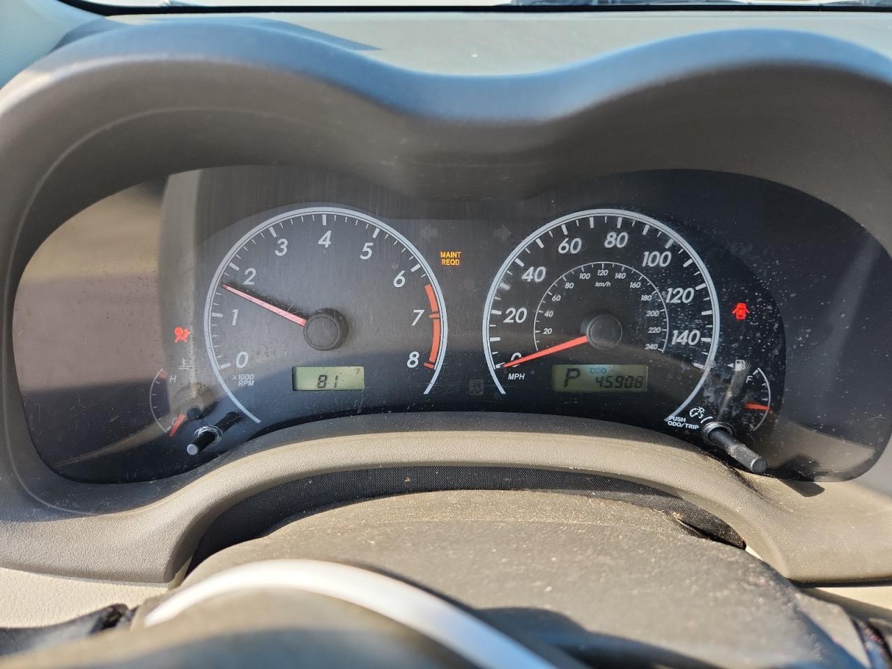 2010 TOYOTA COROLLA
