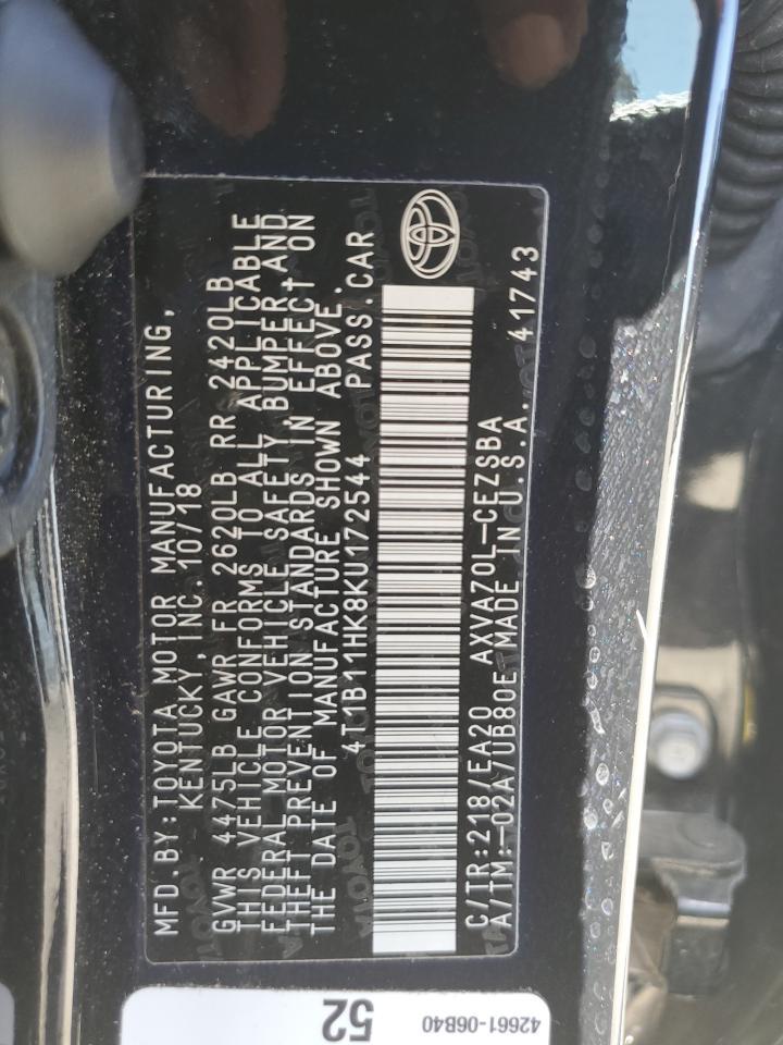 2019 TOYOTA CAMRY