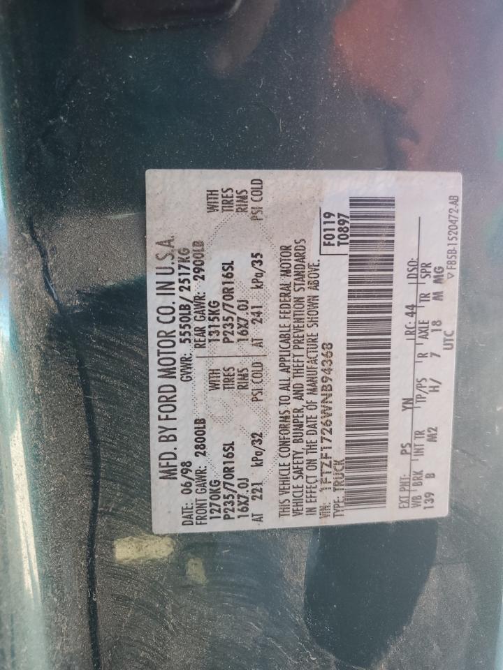 1998 FORD F-150