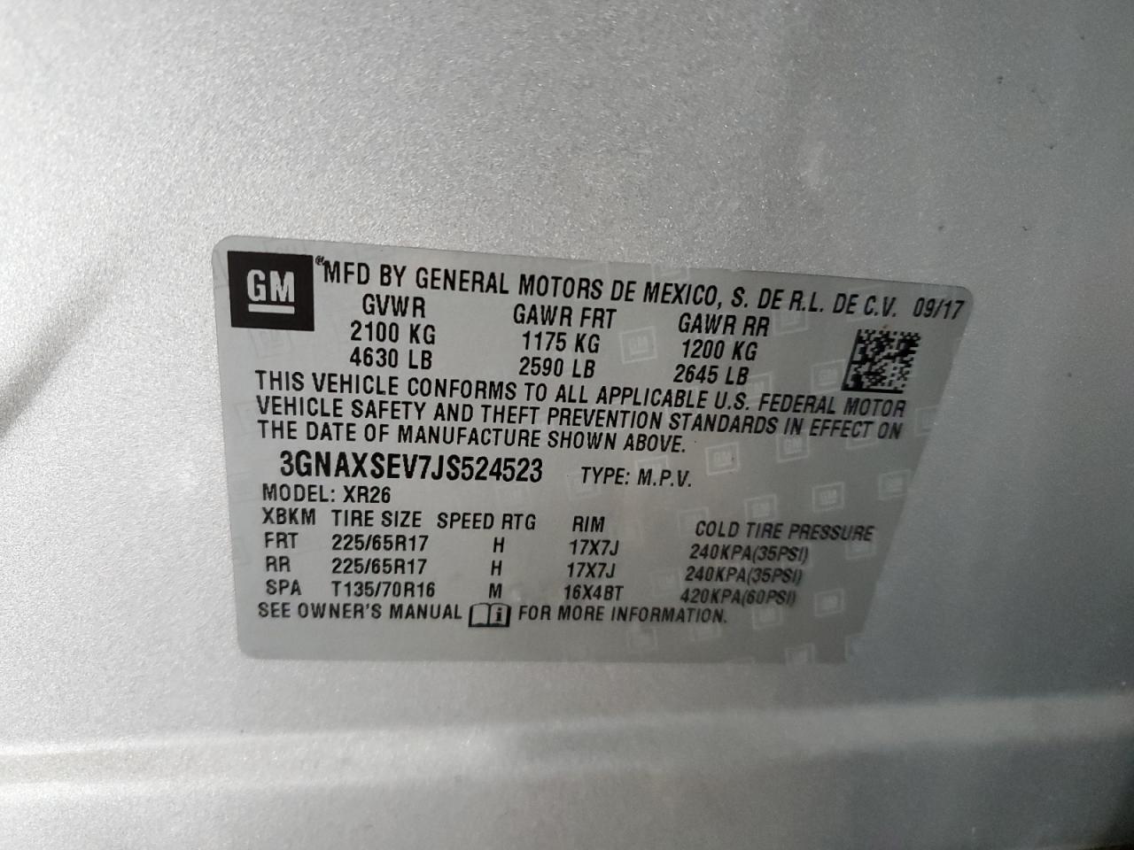 2018 CHEVROLET EQUINOX