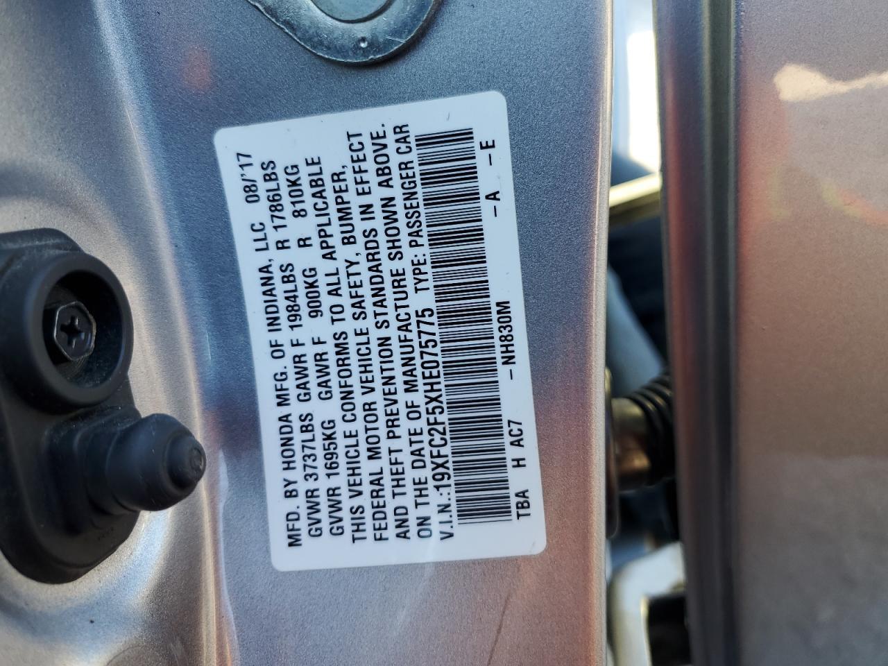 2017 HONDA CIVIC