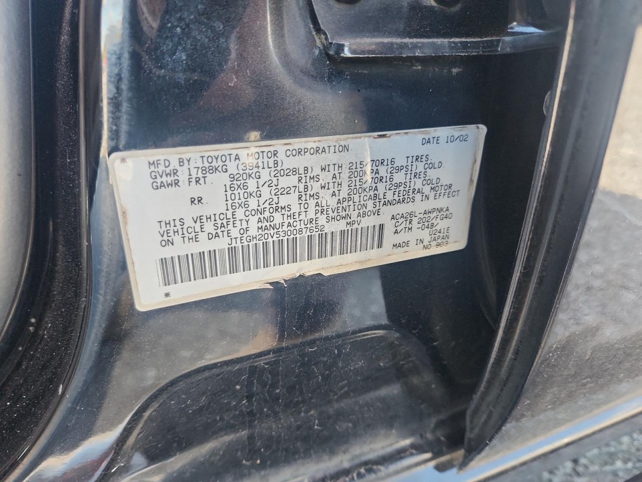 2003 TOYOTA RAV4