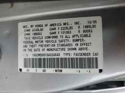 2006 HONDA ACCORD