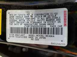 2002 LEXUS Es 300