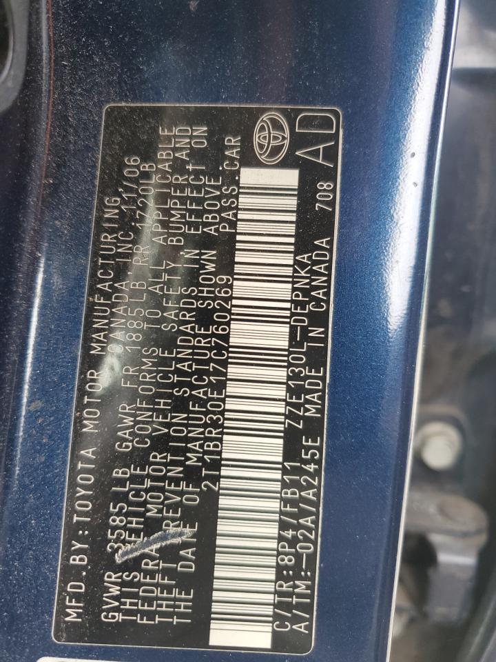 2007 TOYOTA COROLLA