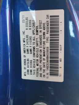 2011 HONDA ACCORD