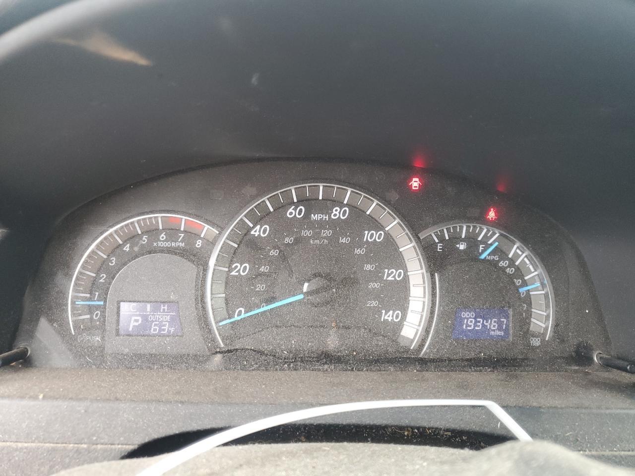 2012 TOYOTA CAMRY