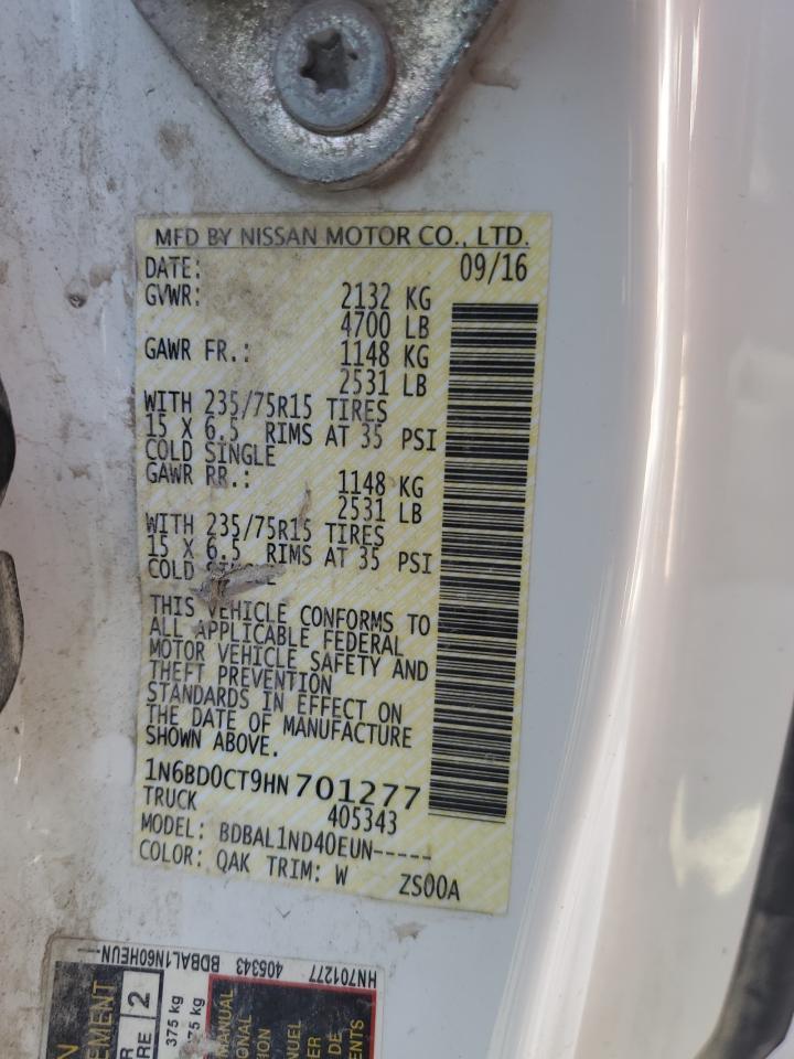 2017 NISSAN Frontier