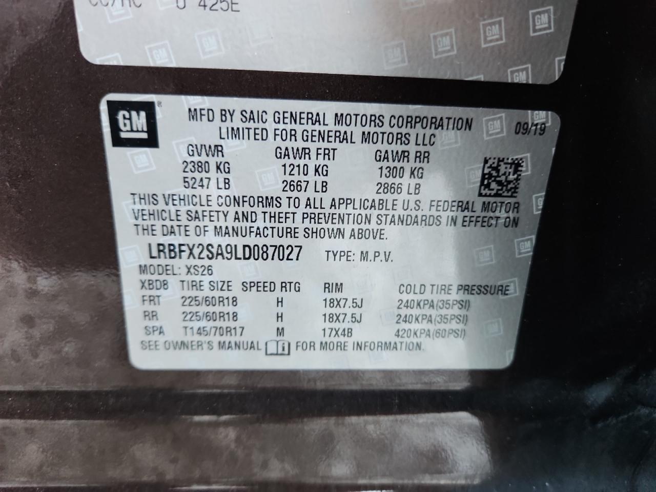 2020 BUICK Envision