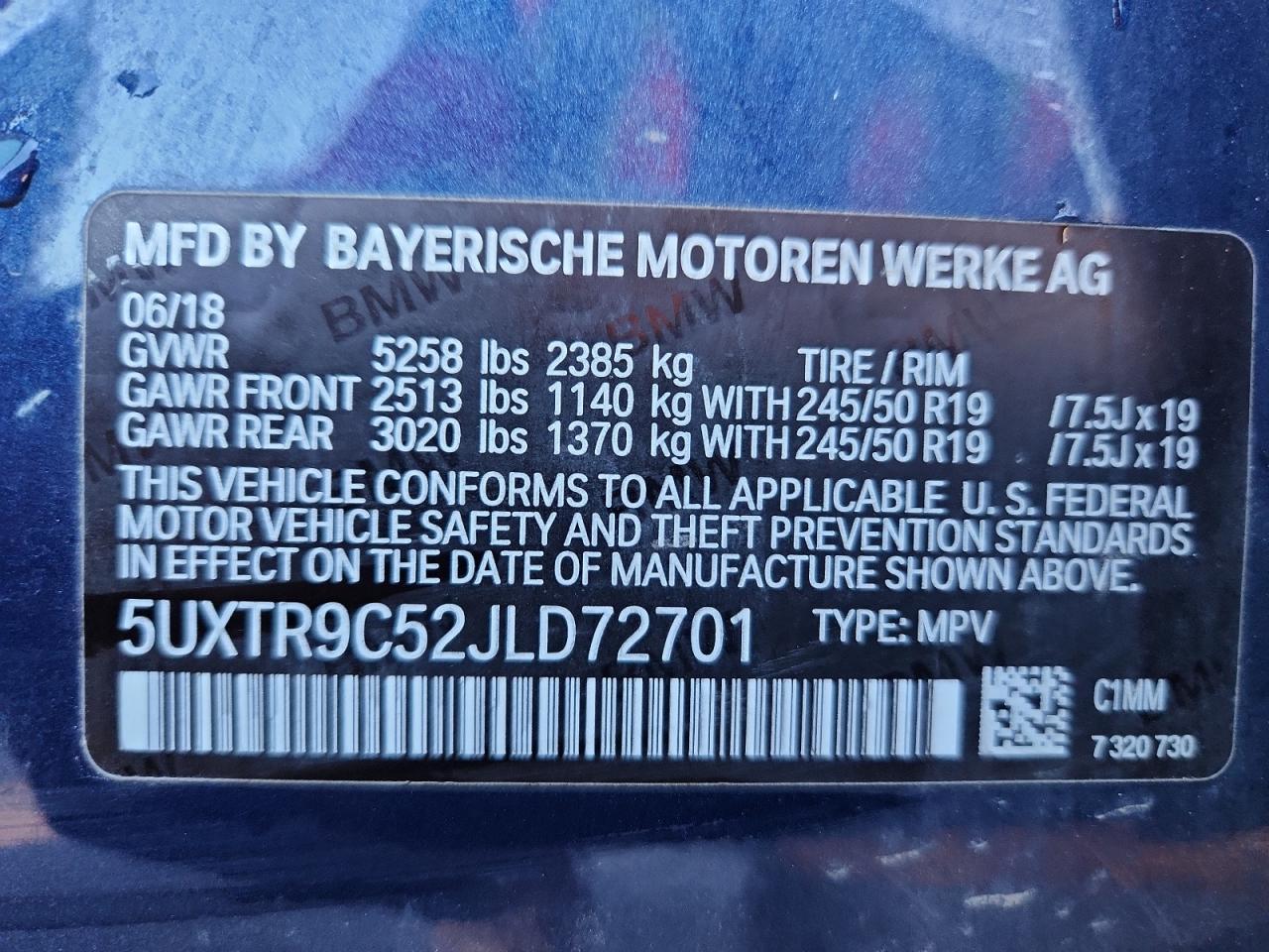 2018 BMW X3