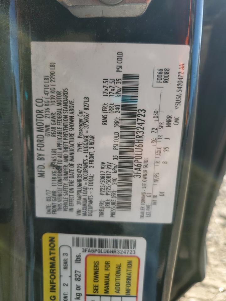 2017 FORD FUSION