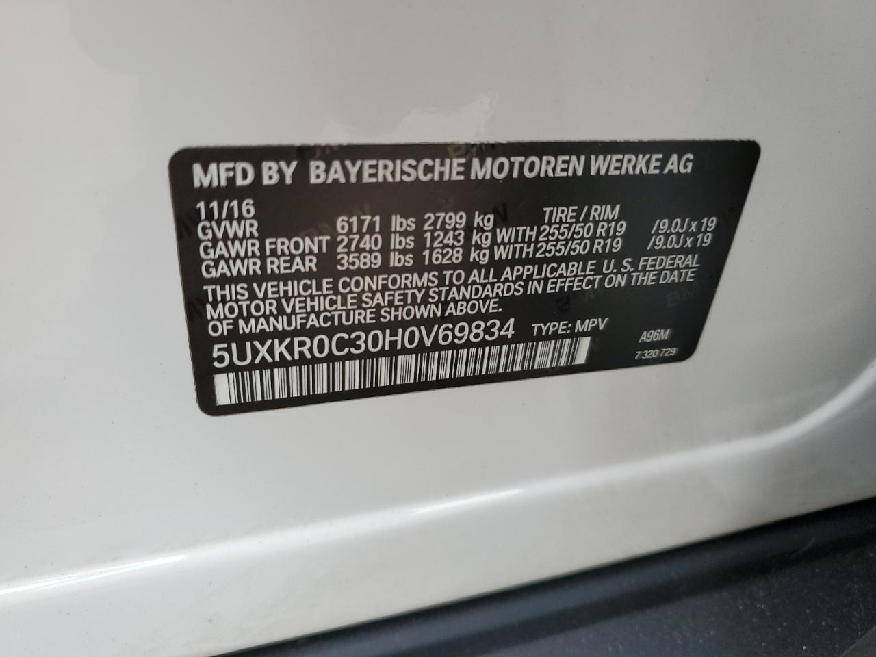 2017 BMW X5