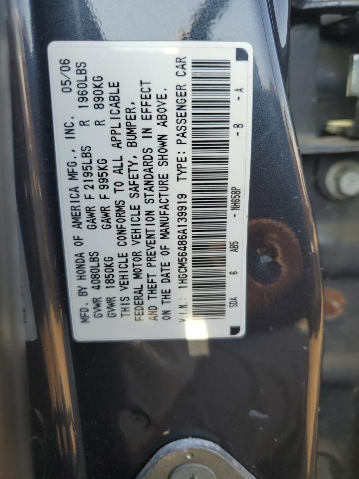 2006 HONDA ACCORD