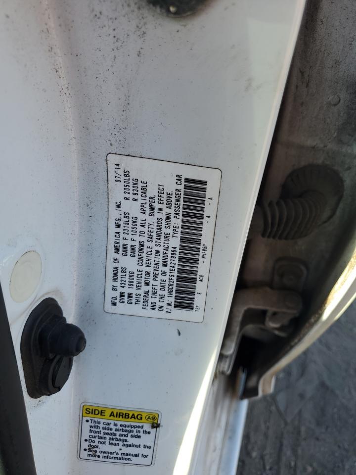 2014 HONDA ACCORD