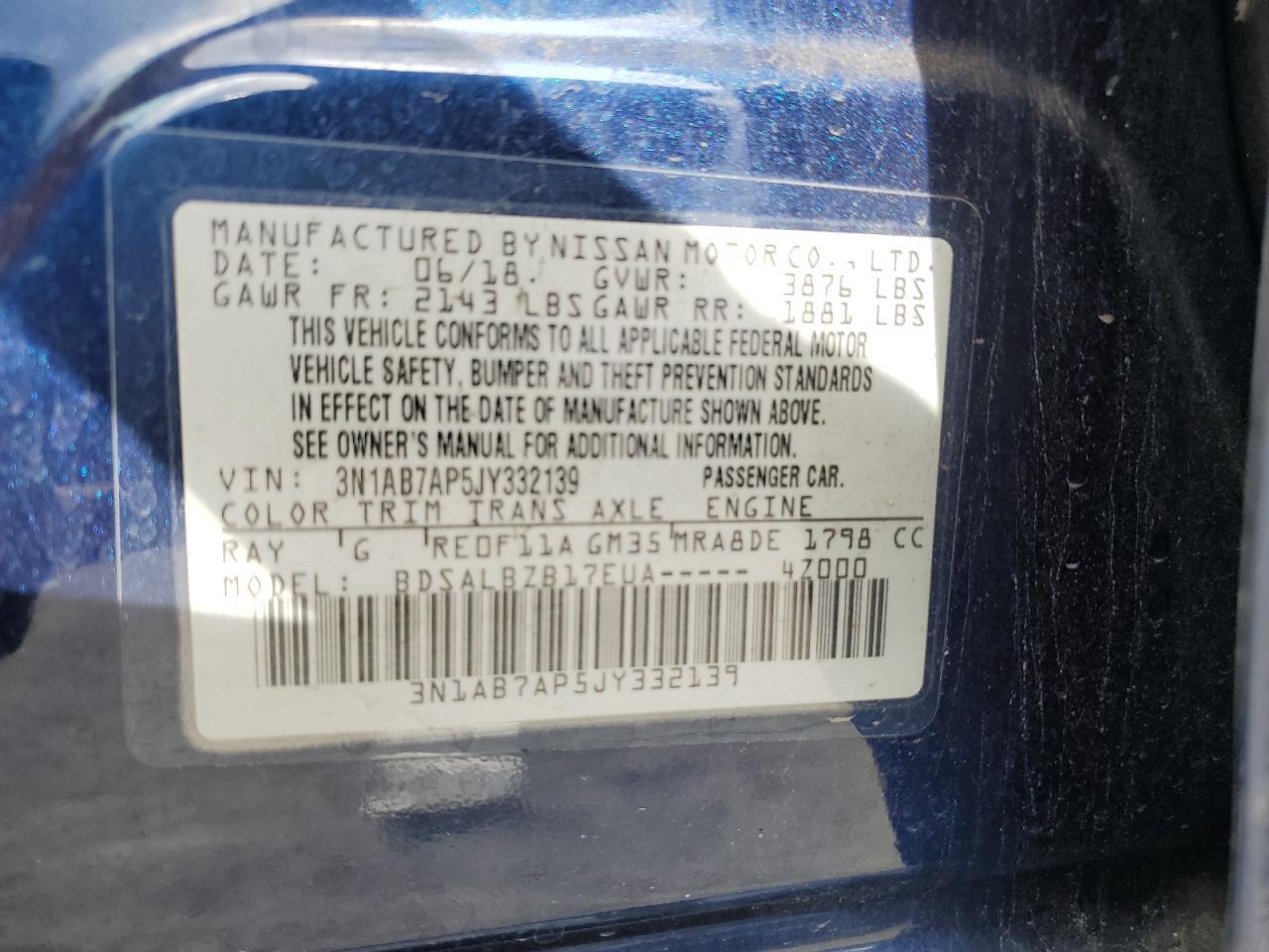 2018 NISSAN SENTRA