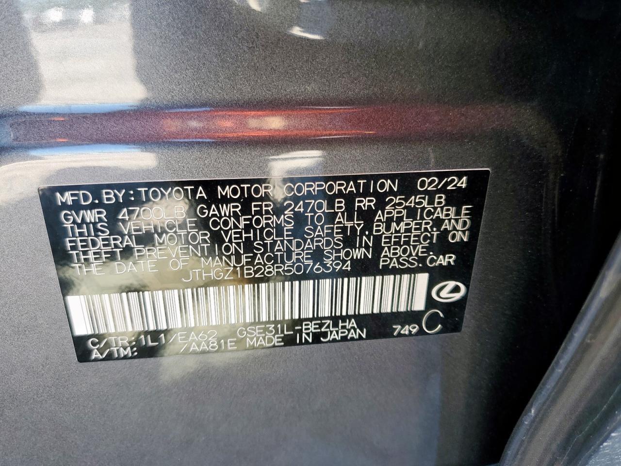 2024 LEXUS IS 350
