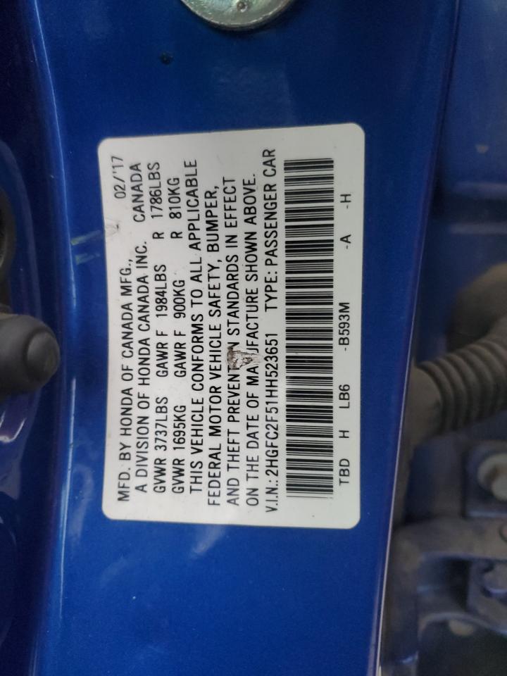 2017 HONDA CIVIC