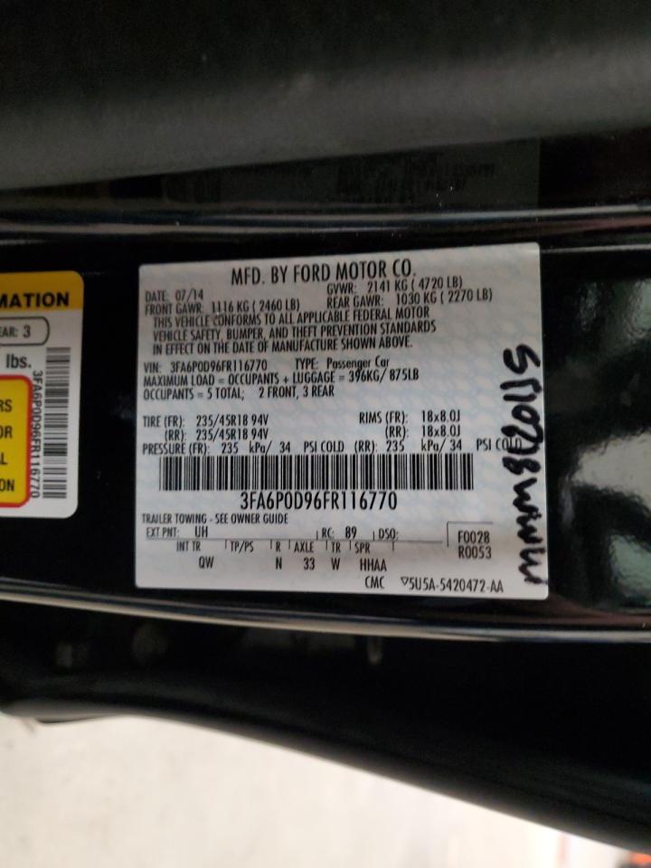 2015 FORD FUSION