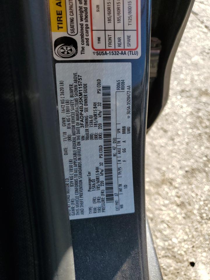 2019 FORD Fiesta