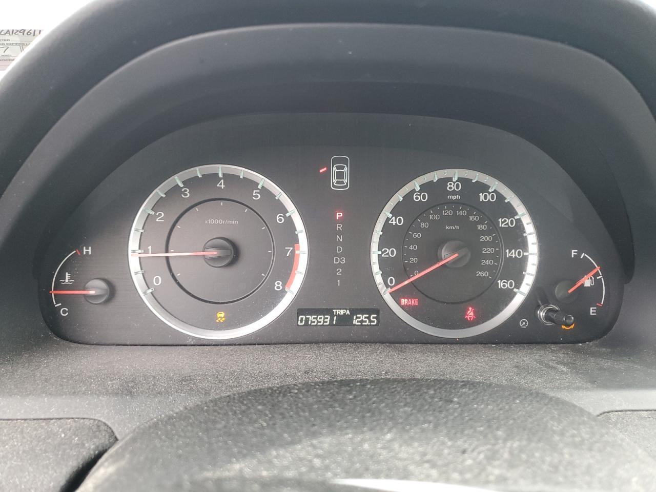 2012 HONDA ACCORD