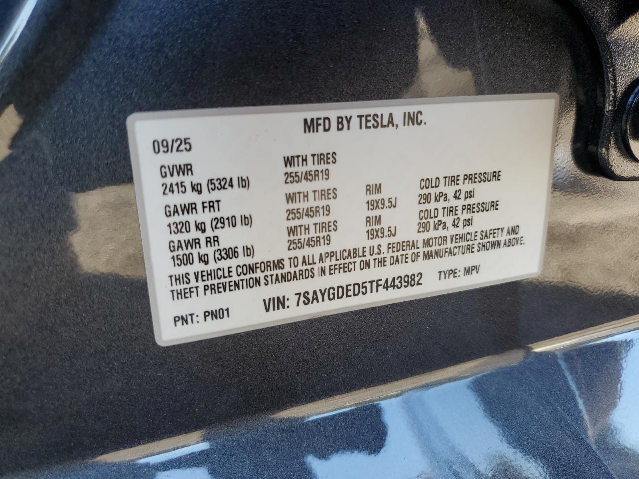 2026 TESLA MODEL Y