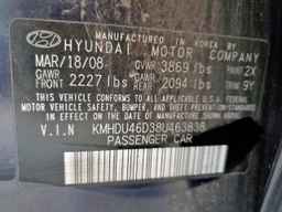 2008 HYUNDAI ELANTRA