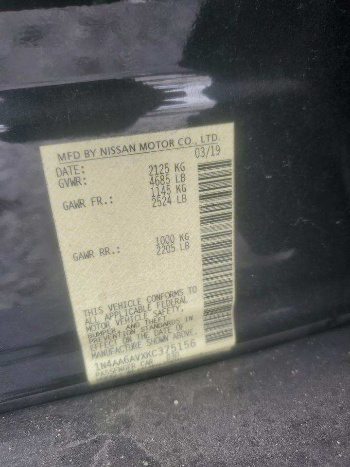 2019 NISSAN Maxima