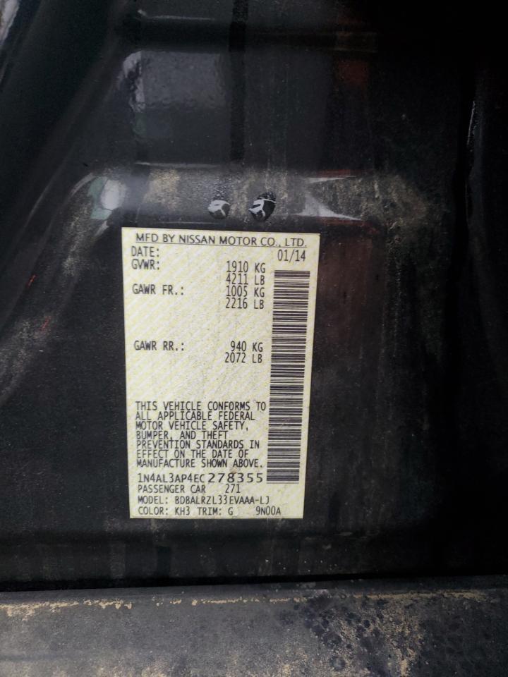 2014 NISSAN ALTIMA