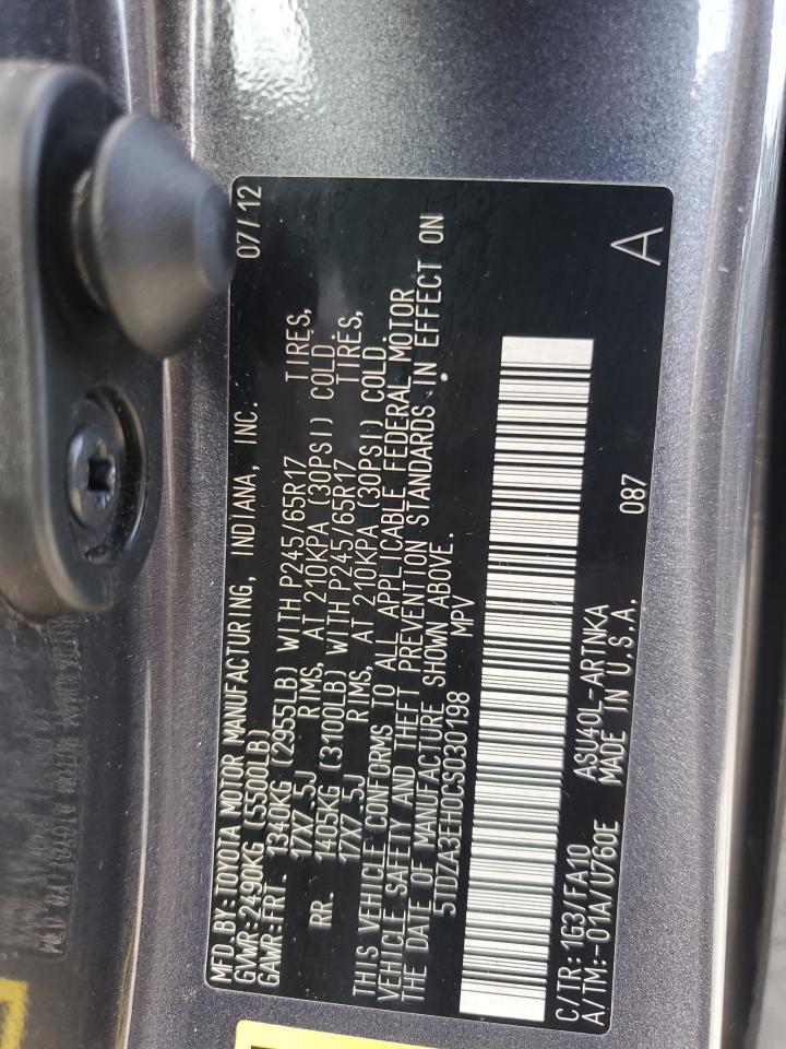 2012 TOYOTA HIGHLANDER