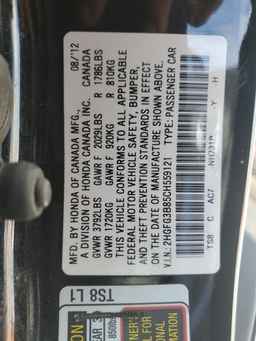 2012 HONDA CIVIC