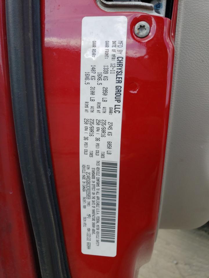 2012 DODGE GRAND CARAVAN