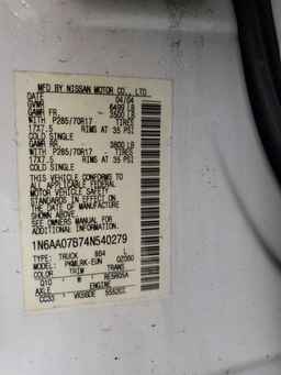 2004 NISSAN Titan