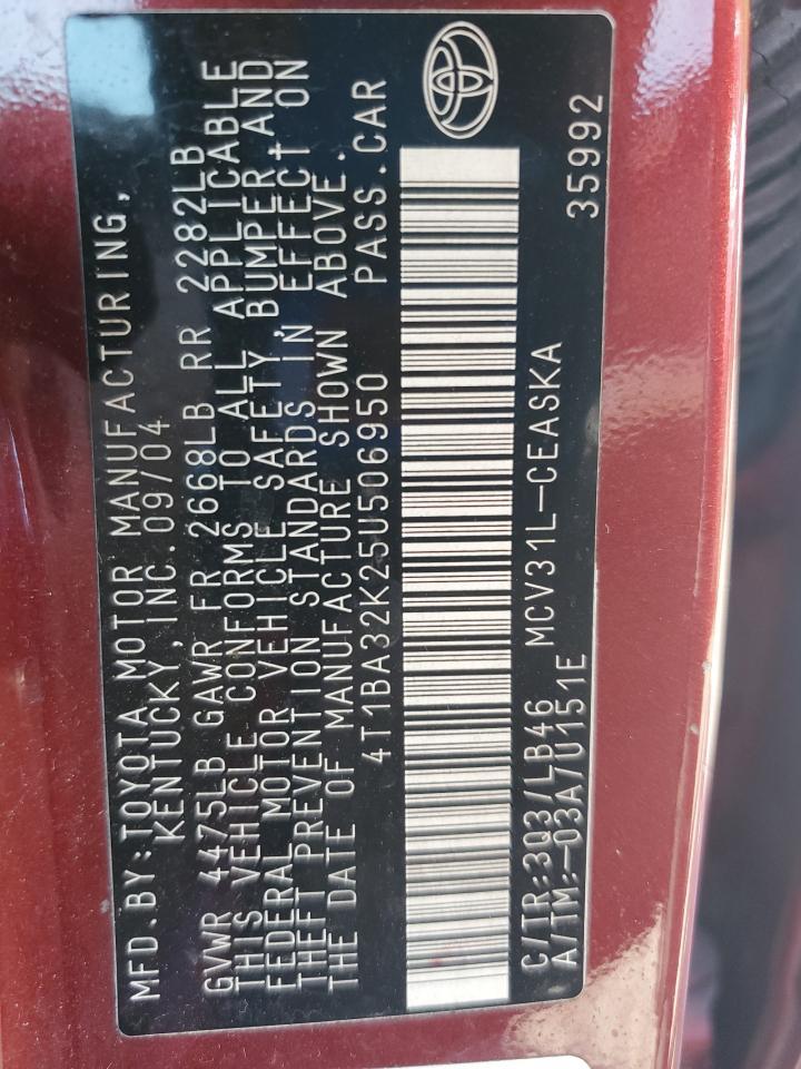 2005 TOYOTA CAMRY