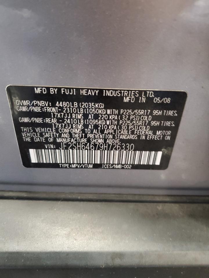 2009 SUBARU FORESTER