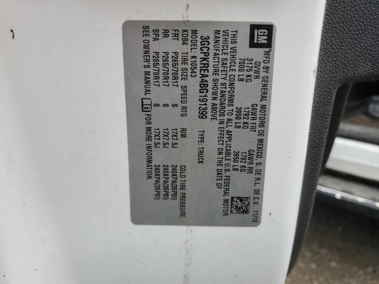 2011 CHEVROLET Silverado