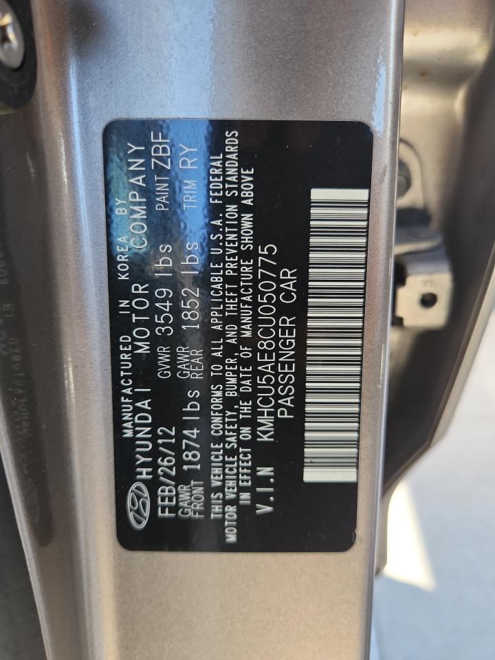 2012 HYUNDAI ACCENT