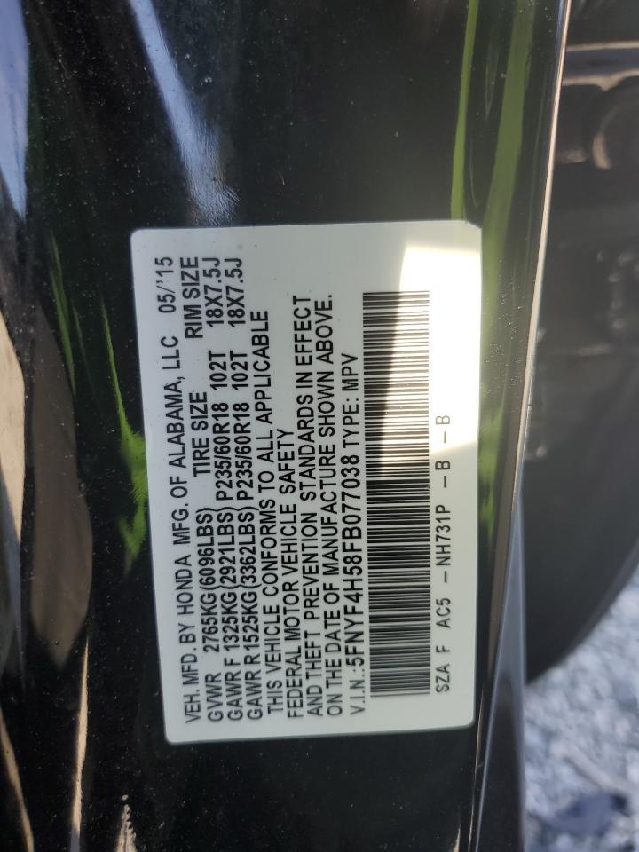 2015 HONDA PILOT