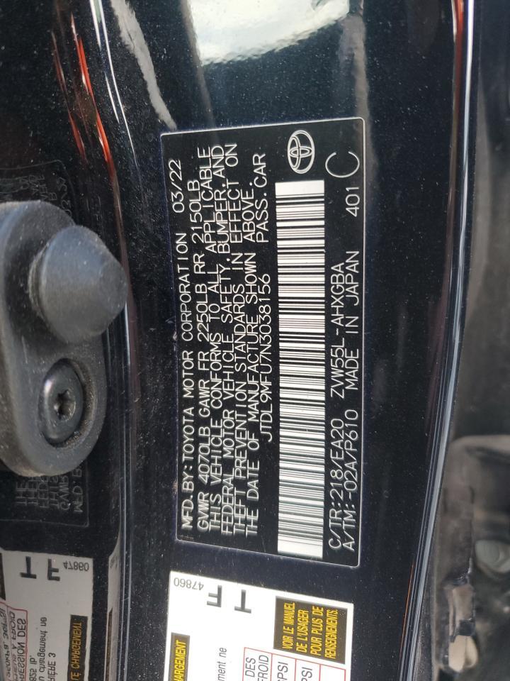 2022 TOYOTA PRIUS