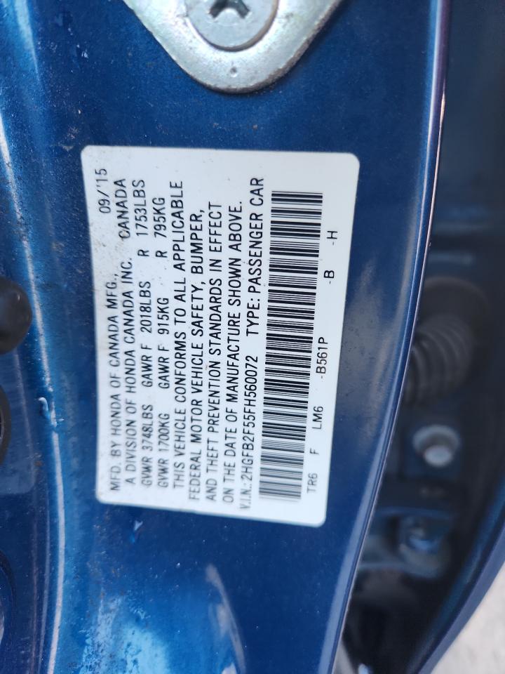 2015 HONDA CIVIC