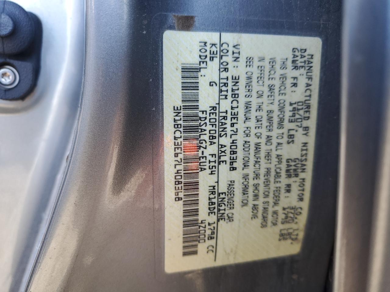 2007 NISSAN VERSA