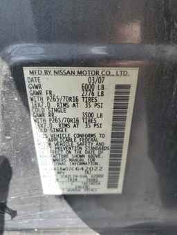 2007 NISSAN PATHFINDER