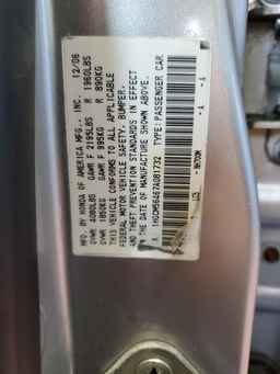 2007 HONDA ACCORD