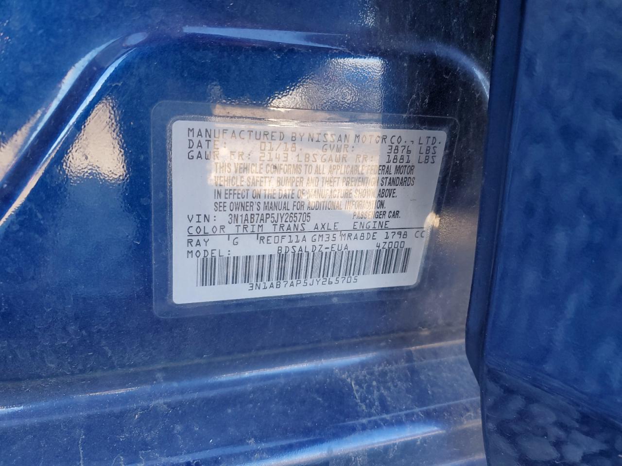 2018 NISSAN SENTRA