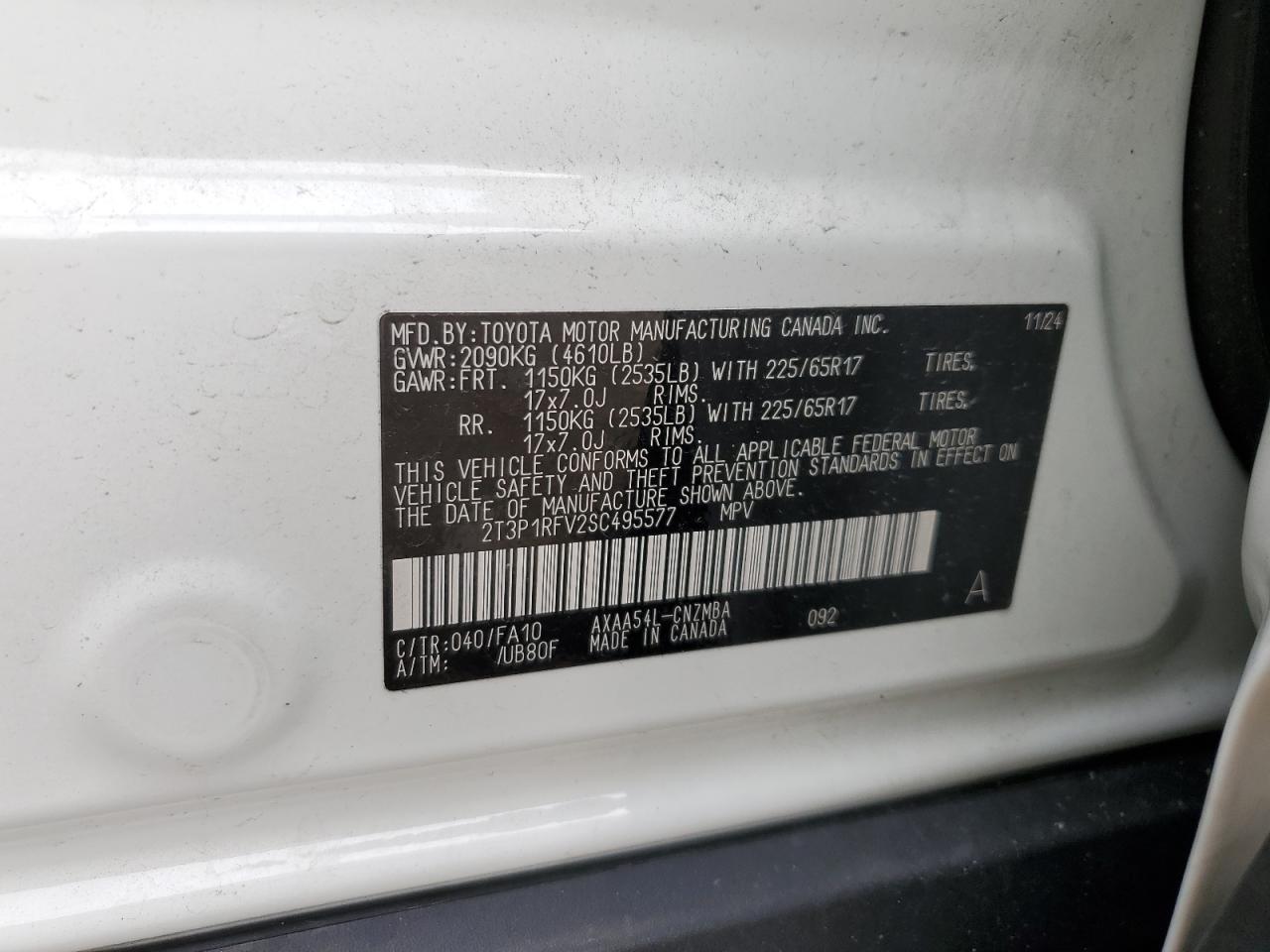 2025 TOYOTA RAV4