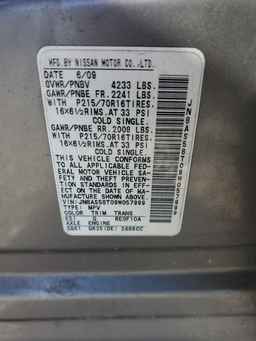 2009 NISSAN ROGUE
