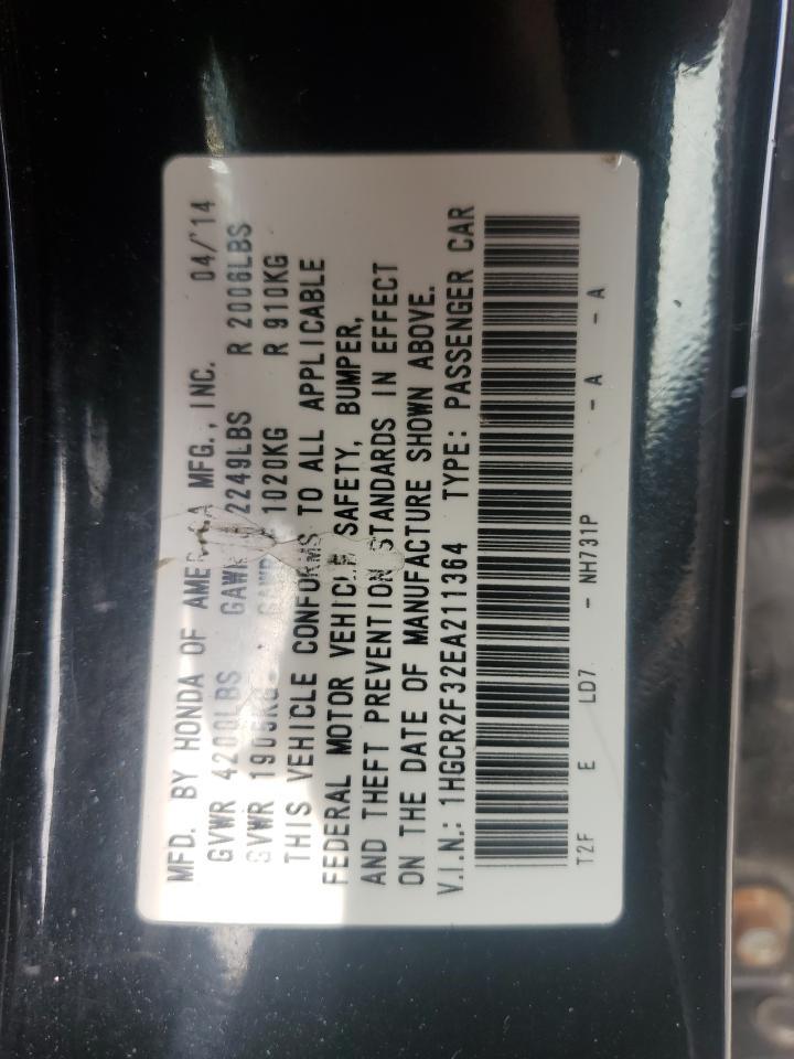 2014 HONDA ACCORD