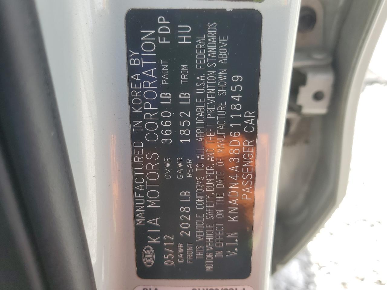 2013 KIA RIO
