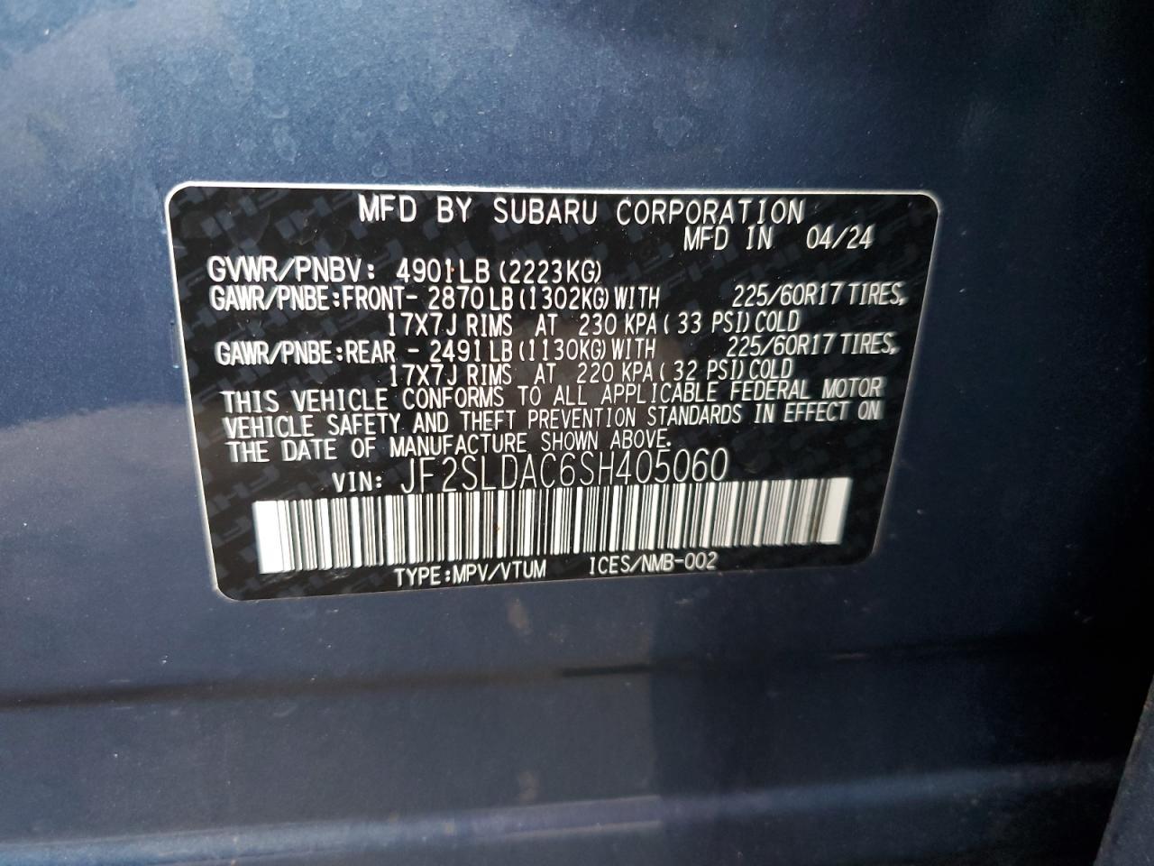 2025 SUBARU FORESTER