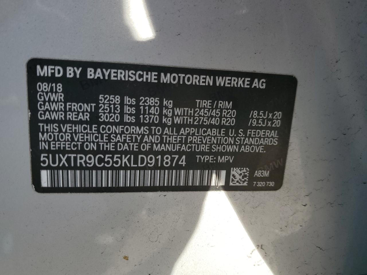 2019 BMW X3